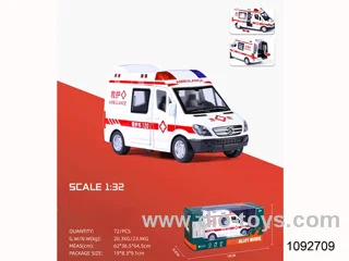 alloy ambulance with light & music