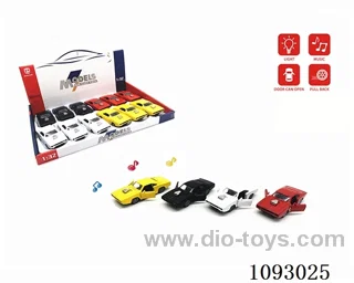 1:32 pull back alloy car W L/M included battery