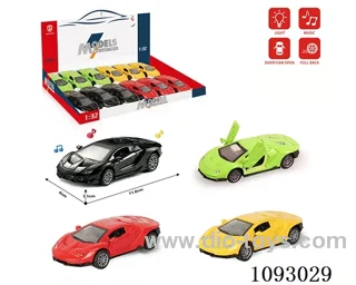 1:32 pull back alloy car W L/M included battery