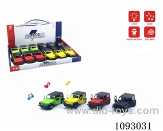 1:32 pull back alloy car W L/M included battery