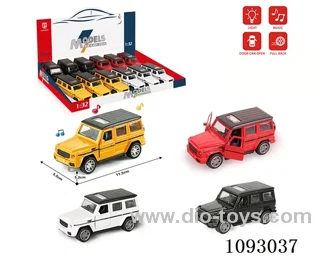 1:32 pull back alloy car W L/M included battery