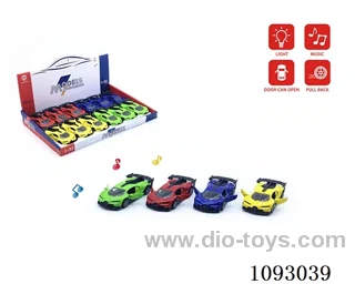 1:32 pull back alloy car W L/M included battery