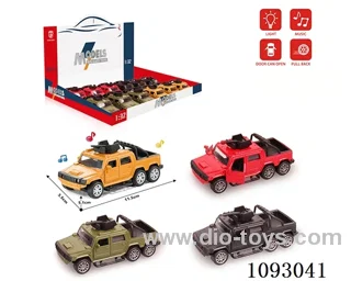 1:32 pull back alloy car W L/M included battery