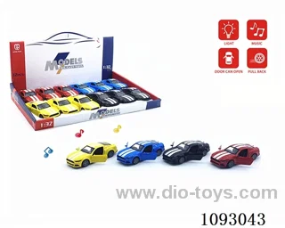 1:32 pull back alloy car W L/M included battery