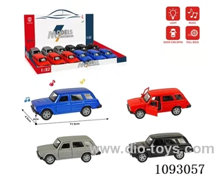 1:32 pull back alloy car W L/M included battery
