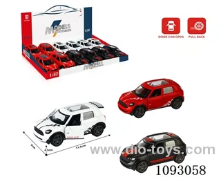 1:32 pull back alloy car