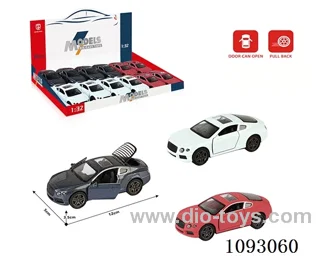 1:32 pull back alloy car