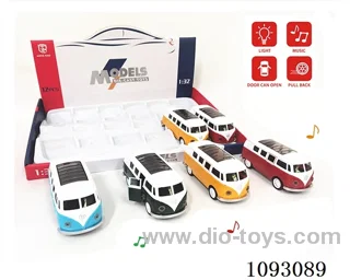 1:32 pull back alloy car W L/M included battery
