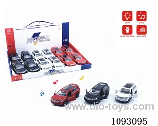 1:32 pull back alloy car W L/M included battery