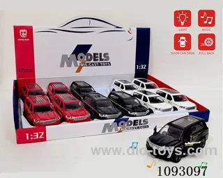 1:32 pull back alloy car W L/M included battery