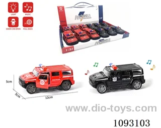 1:32 pull back alloy car W L/M included battery