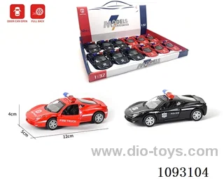 1:32 pull back alloy car