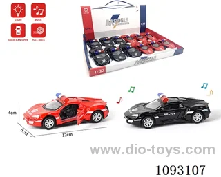 1:32 pull back alloy car W L/M included battery