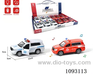 1:32 pull back alloy car W L/M included battery