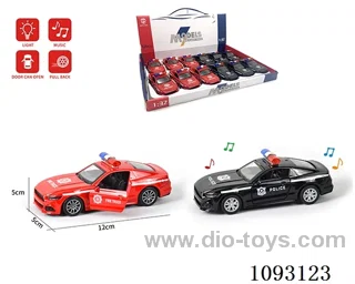 1:32 pull back alloy car W L/M included battery