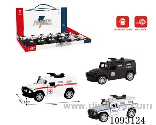 1:32 pull back alloy car