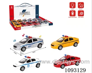 1:32 pull back alloy car W L/M included battery