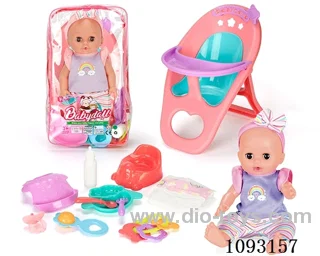 14inch doll with 12IC/attachments/dining chair