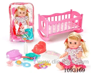 14inch doll with 12IC/attachments/cradle