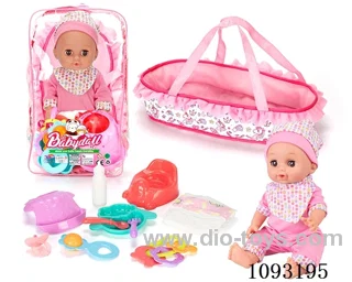 14inch doll with 12IC/attachments/cabas