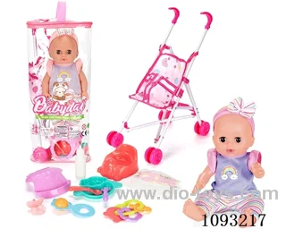 14inch doll with 12IC/attachments/trolley