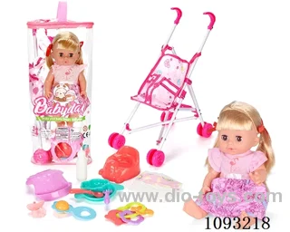 14inch doll with 12IC/attachments/trolley