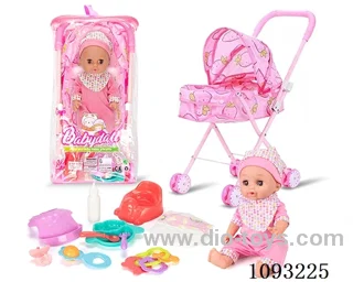 14inch doll with 12IC/attachments/trolley