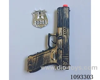 Flint gun with badge