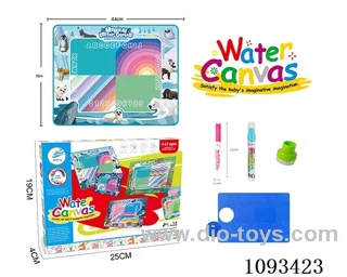 Magical magical water canvas/graffiti pad with North and South polar animal theme