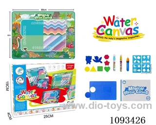 Prehistoric dinosaur animal theme Magic magic water canvas/graffiti pad