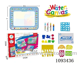 Alphanumeric theme Magic Magic Water Canvas/Graffiti mat
