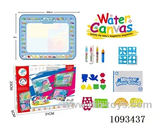 Alphanumeric theme Magic Magic Water Canvas/Graffiti mat