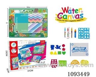 Prehistoric dinosaur animal theme Magic magic water canvas/graffiti pad