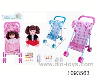 14 inch doll with artificial voice/trolley included battery