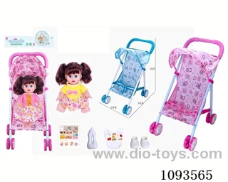 14 inch doll with artificial voice/trolley included battery