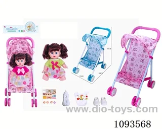 14 inch doll with artificial voice/trolley included battery