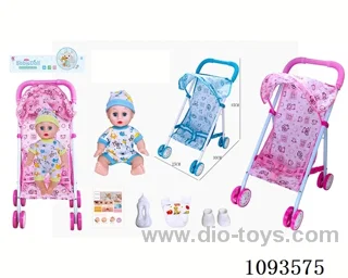 14 inch doll with artificial voice/trolley included battery