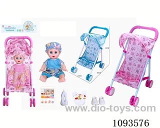 14 inch doll with artificial voice/trolley included battery