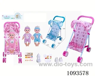 14 inch doll with artificial voice/trolley included battery