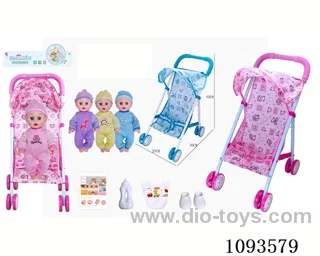 14 inch doll with artificial voice/trolley included battery