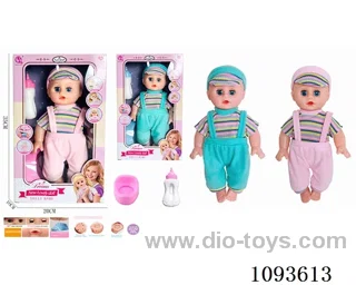 14 inch doll with artificial voice included battery