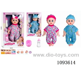 14 inch doll with artificial voice included battery