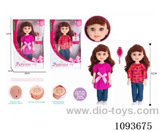 13 inch doll with IC included battery