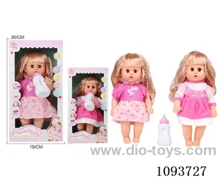 14 inch doll with artificial voice included battery