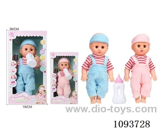 14 inch doll with artificial voice included battery