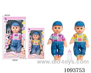 14 inch doll with artificial voice included battery