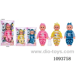 14 inch doll with artificial voice included battery