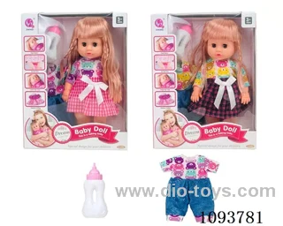 14 inch doll with artificial voice included battery