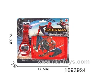 Digital watch + wallet+LR41*1