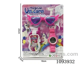 Flip phone * with 2 AG13* Electronic watch with 1 LR41 * glasses